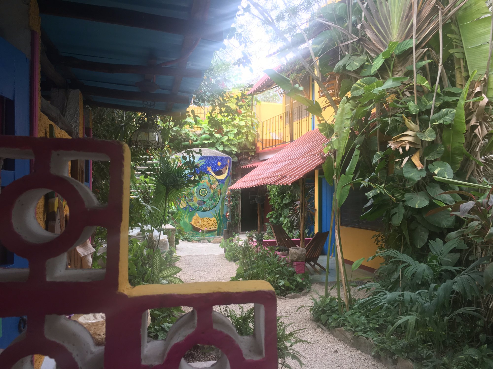 Hostel Candelaria Valladolid — colonial building with courtyard and free breakfast