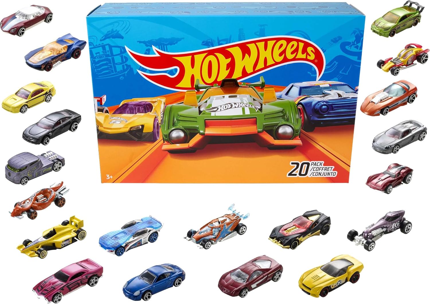Hot Wheels 20-car collection pack