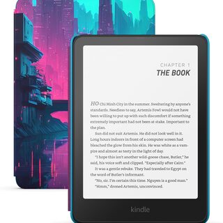 Kindle Paperwhite Kids Edition with colorful cover