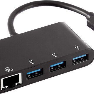 AmazonBasics 4-port USB hub in black